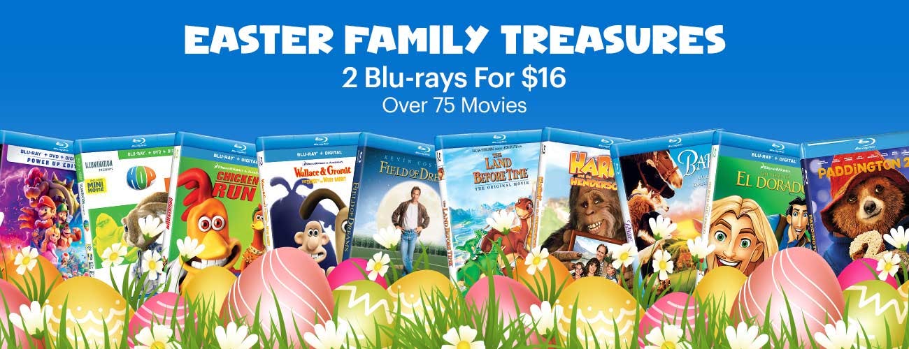 Easter Family Treasures - 2 Blu-rays For $16