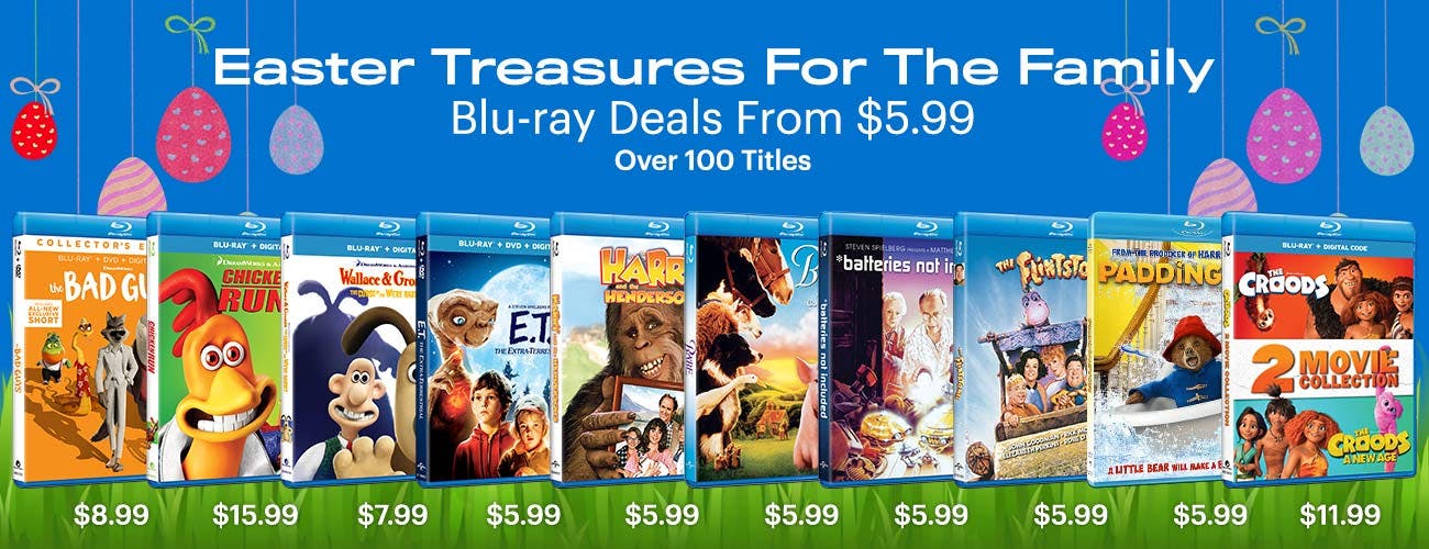 Easter Treasures For The Family - Blu-ray Deals From $5.99