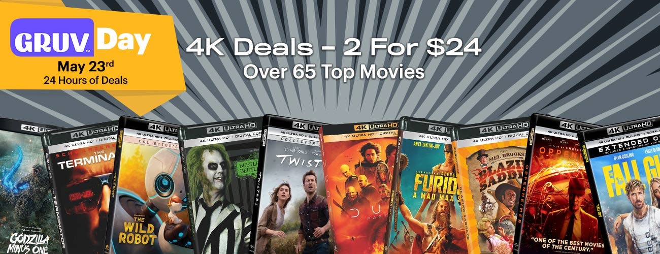 GRUV Day 4K UHD Deals - 2 For $24