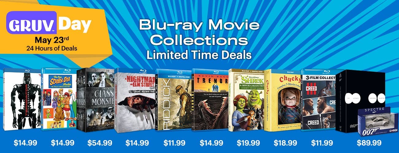 GRUV Day Deals - Blu-ray Movie Collections