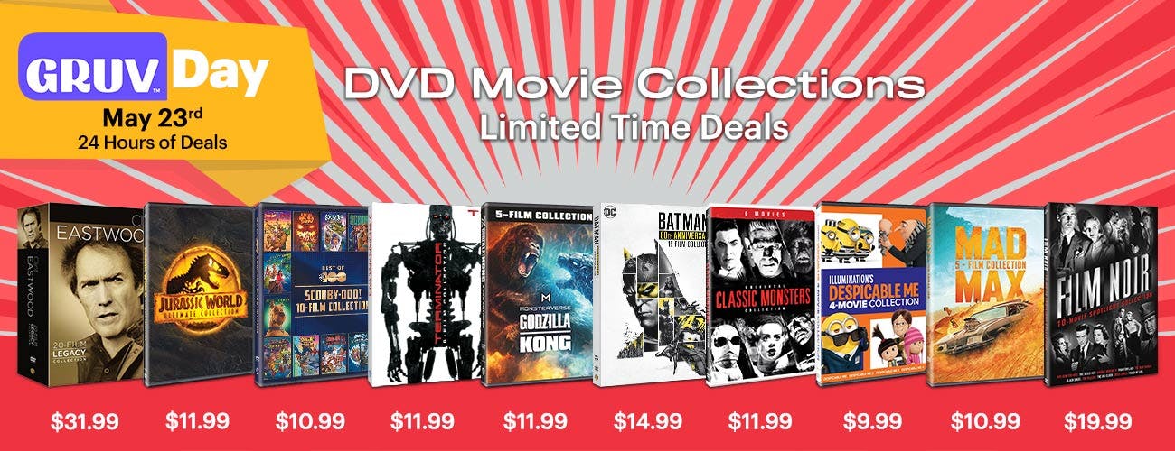 GRUV Day Deals - DVD Movie Collections