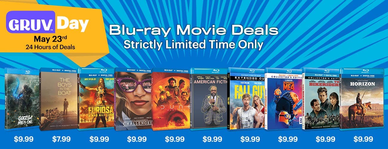 GRUV Day Blu-ray Deals
