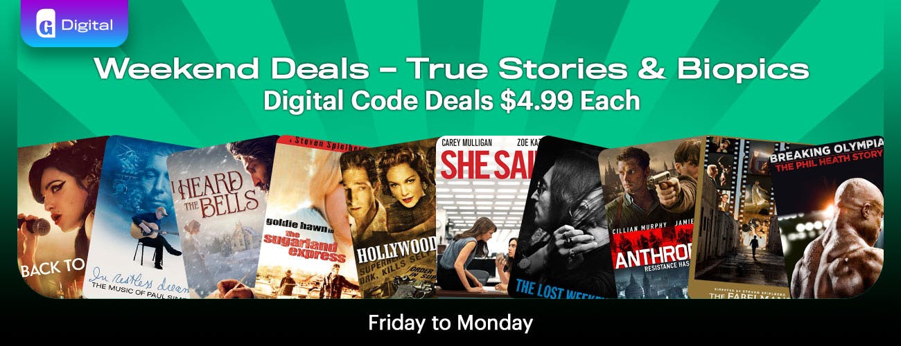 Digital Codes - Weekend Deals: True Stories