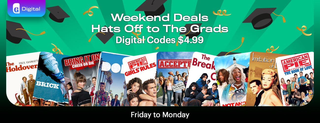 Digital Codes - Weekend Deals: Hats off to Grads