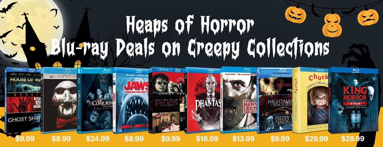 Heaps of Horror - Blu-ray Deals on Creepy Collections