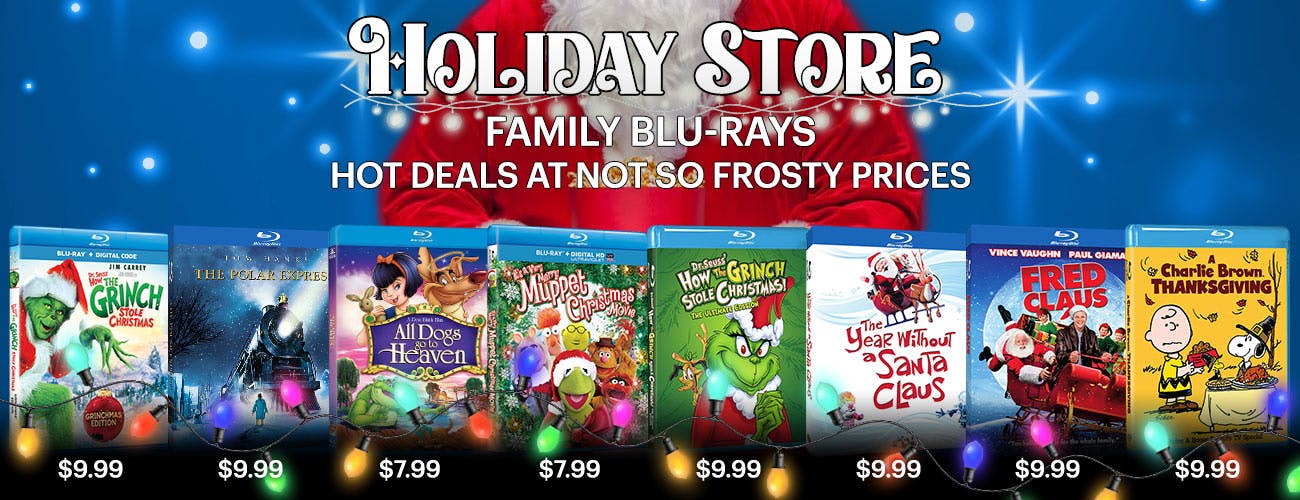 Holiday Store - Family and Kids Blu-ray Deals