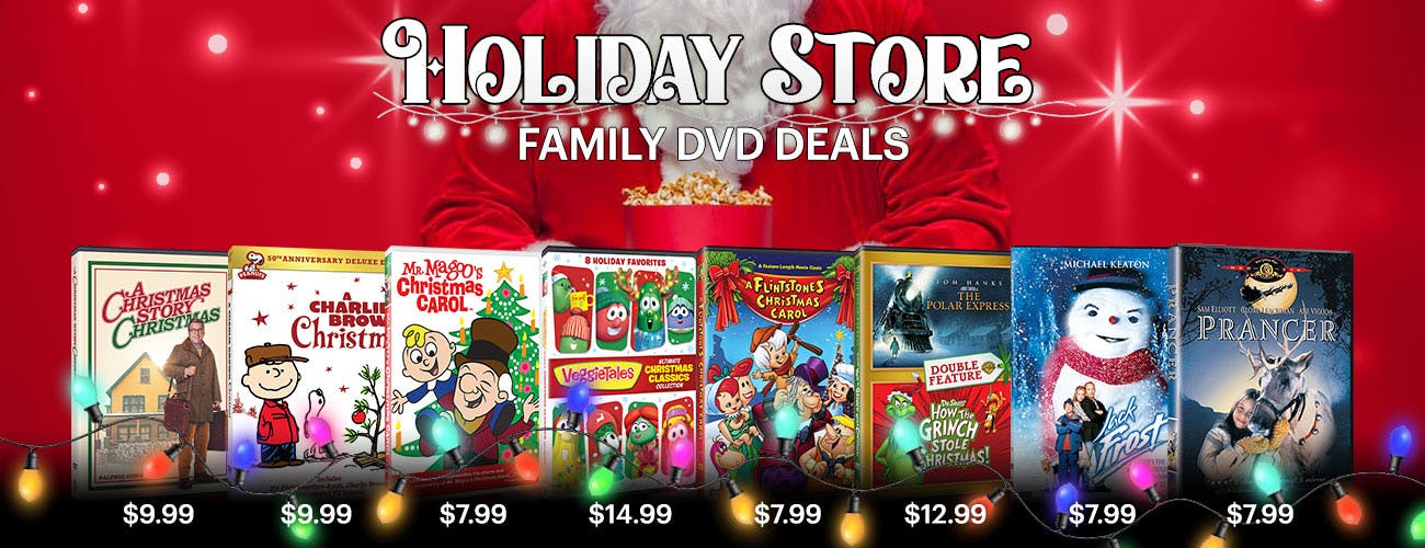 Holiday Store - Family and Kid's DVDs at Festive Prices