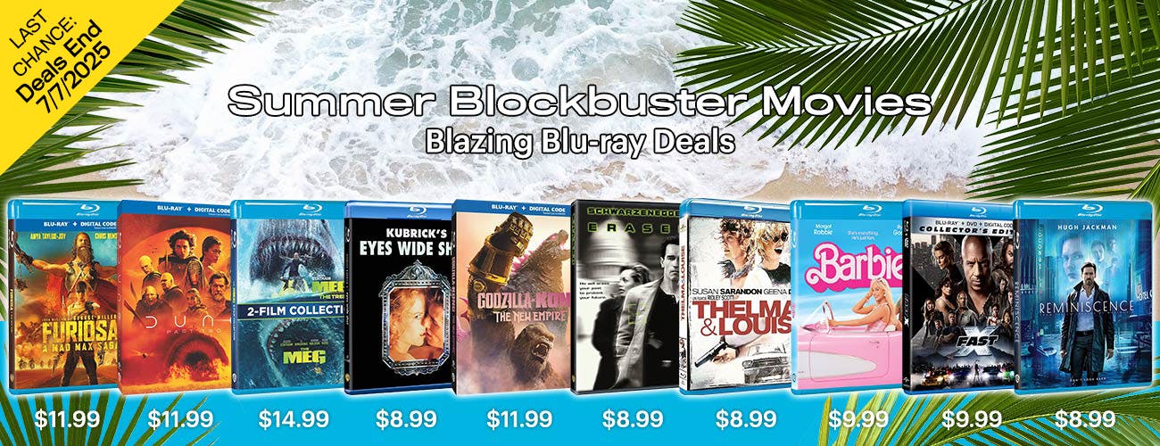 Summer Blockbuster Movies - Blazing Blu-ray Deals