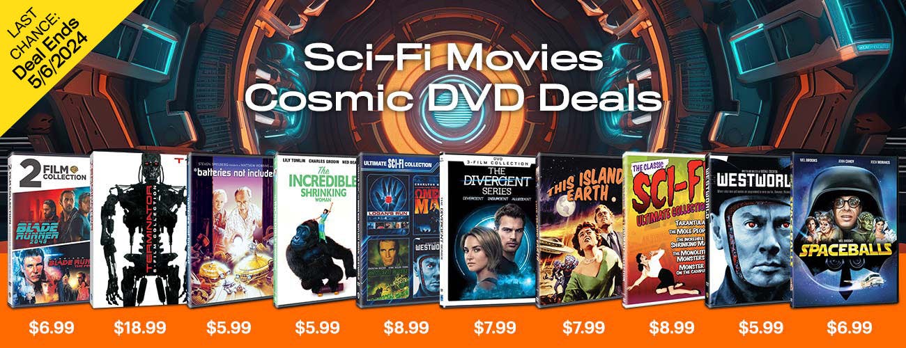 Sci-Fi Movies - Cosmic Deals on DVD