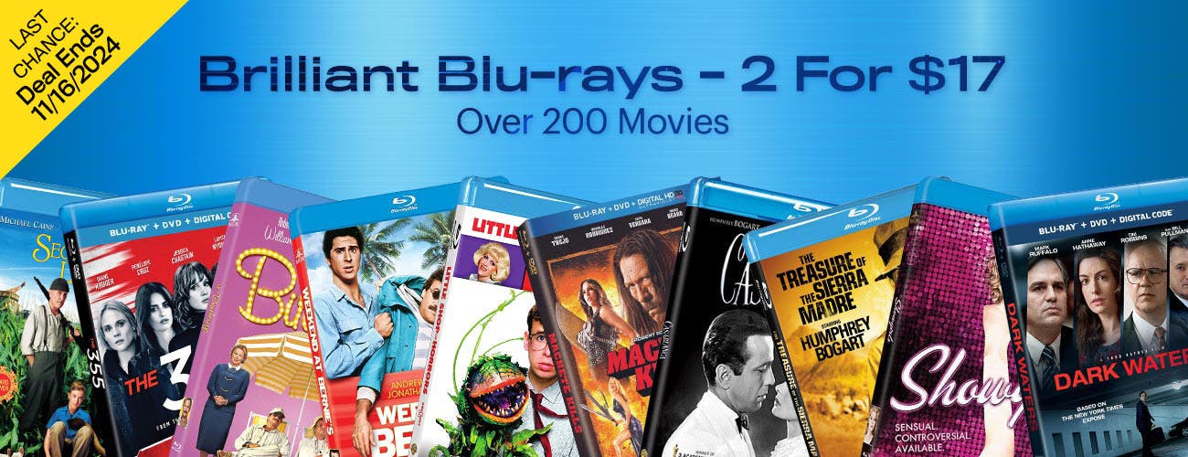 Blu-ray Deals  - 2 For $17