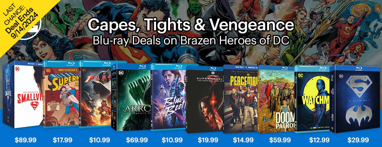 Blu-ray Deals on DC Comics