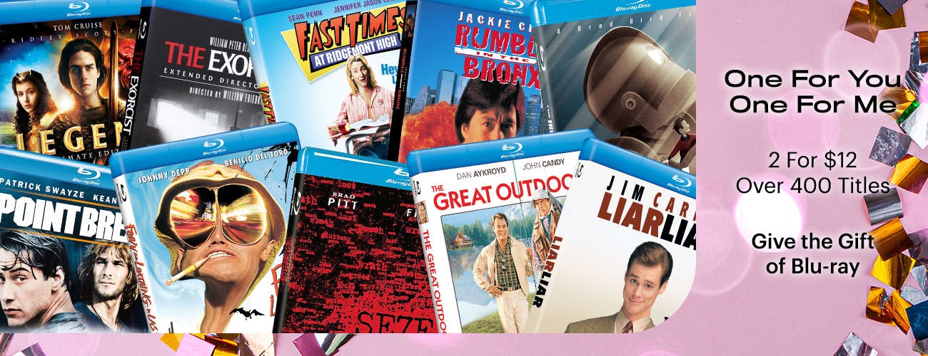 Give the Gift of Blu-ray - 2 For $12