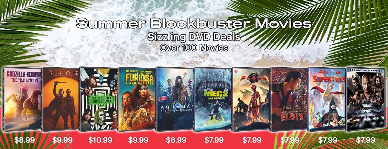 Summer Blockbuster Movies - Sizzling DVD Deals