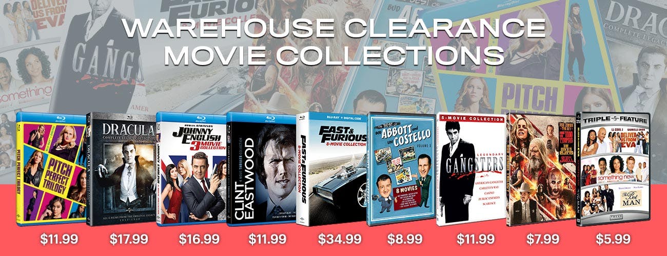 Warehouse Clearance - Movie Collections