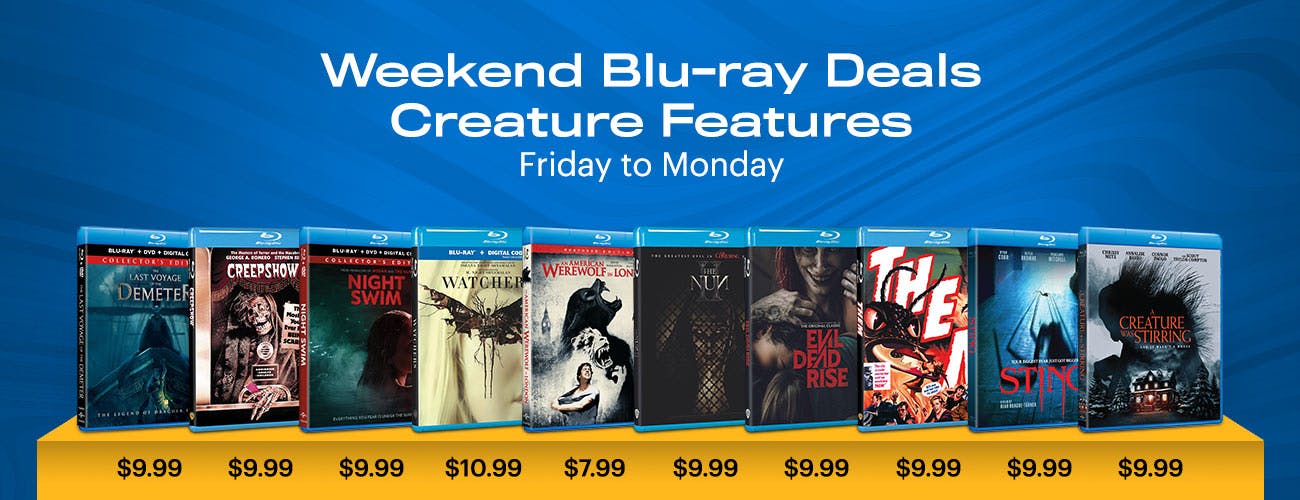 Blu-ray Weekend Deals - Friday to Monday: Creature Features