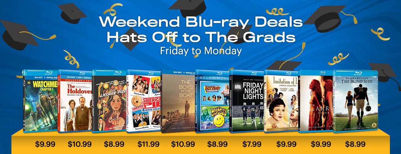 Blu-ray Weekend Deals - Friday to Monday: Hats off to Grads