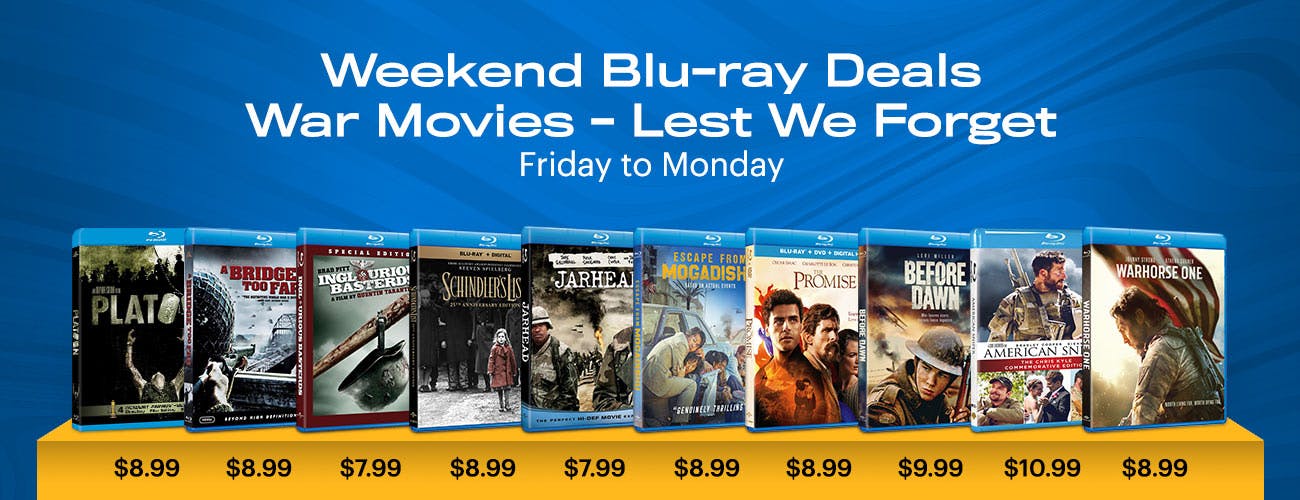 Blu-ray Weekend Deals - Friday to Monday: War Movies