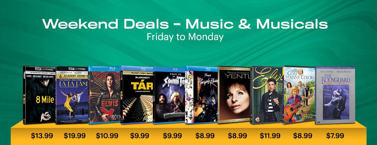 Weekend Deals - Friday to Monday: Music & Musicals