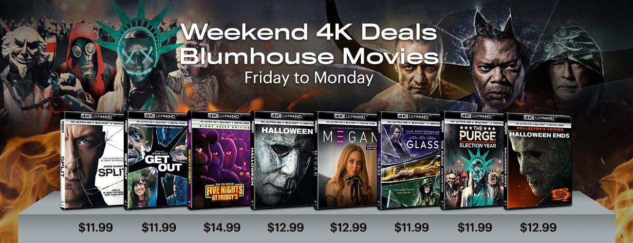 4K UHD Weekend Deals - Friday to Monday: Blumhouse