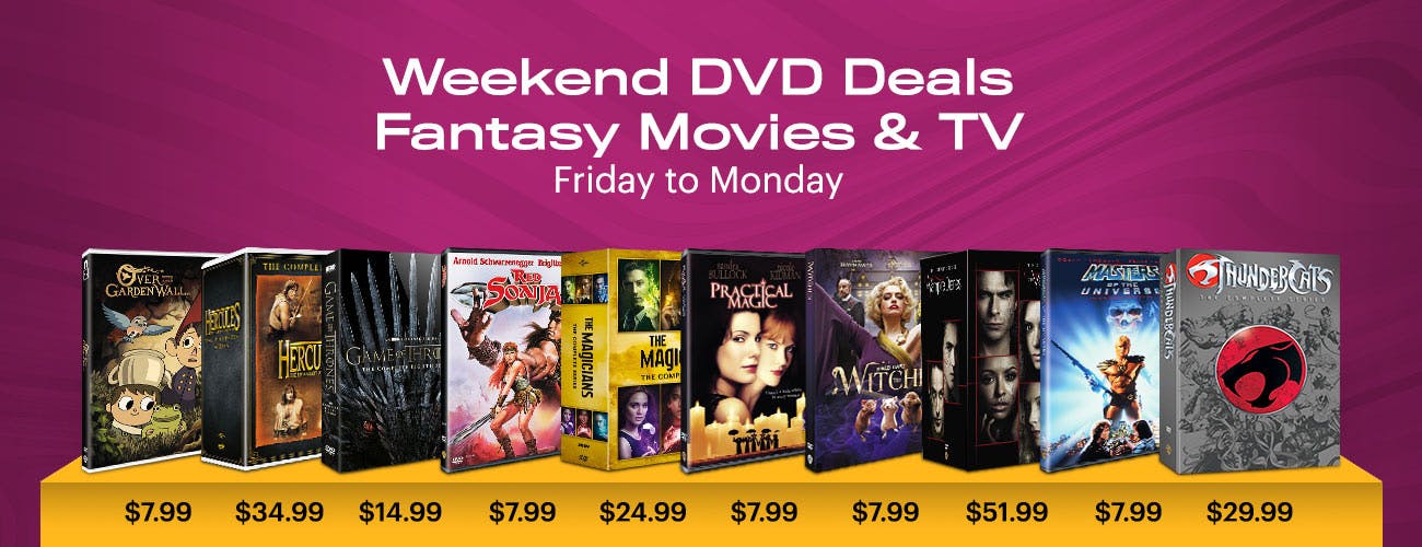 Weekend Deals - Friday to Monday: Fantasy Movies & TV