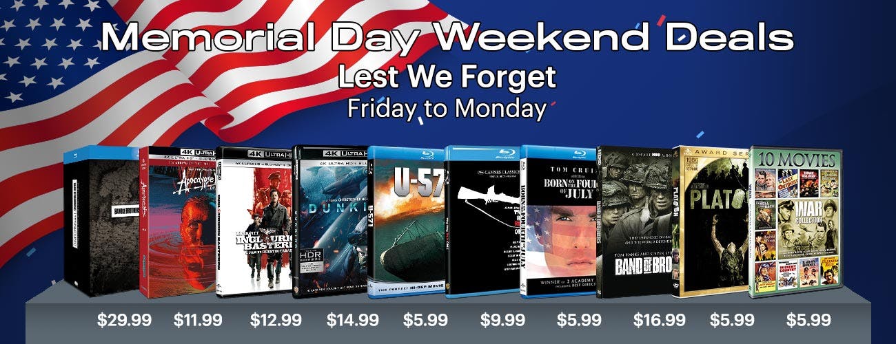 Weekend Deals Memorial Day - Friday to Monday