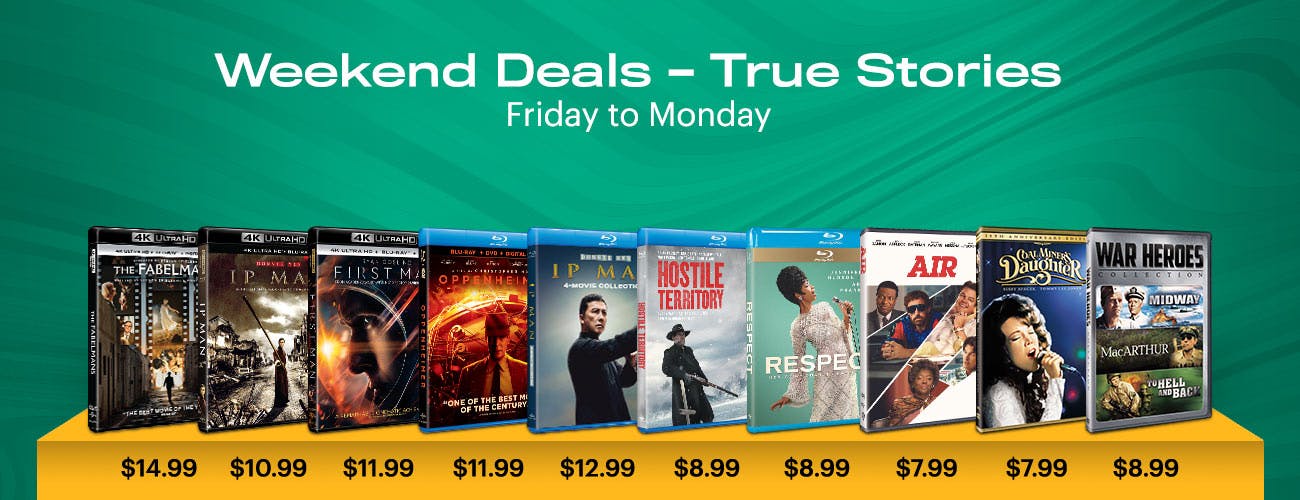 Weekend Deals - Friday to Monday: True Stories