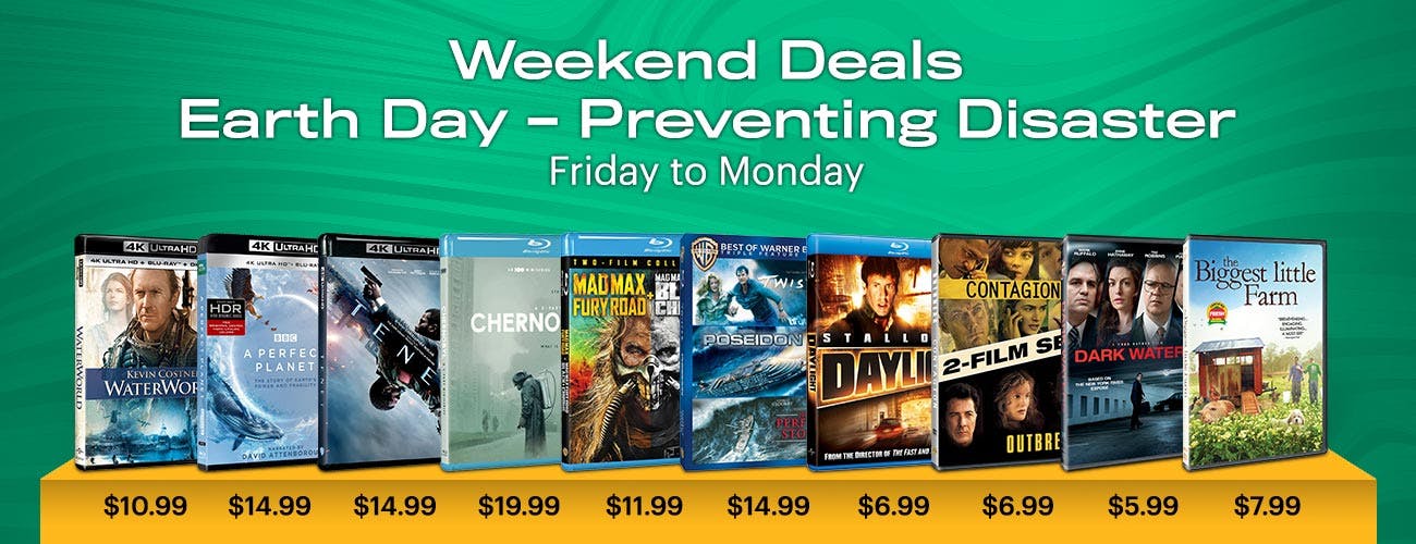 Weekend Deals - Friday to Monday: Earth Day