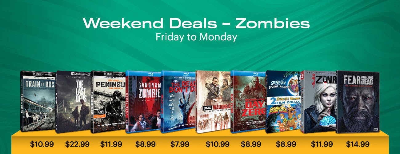Weekend Deals - Friday to Monday: Zombies