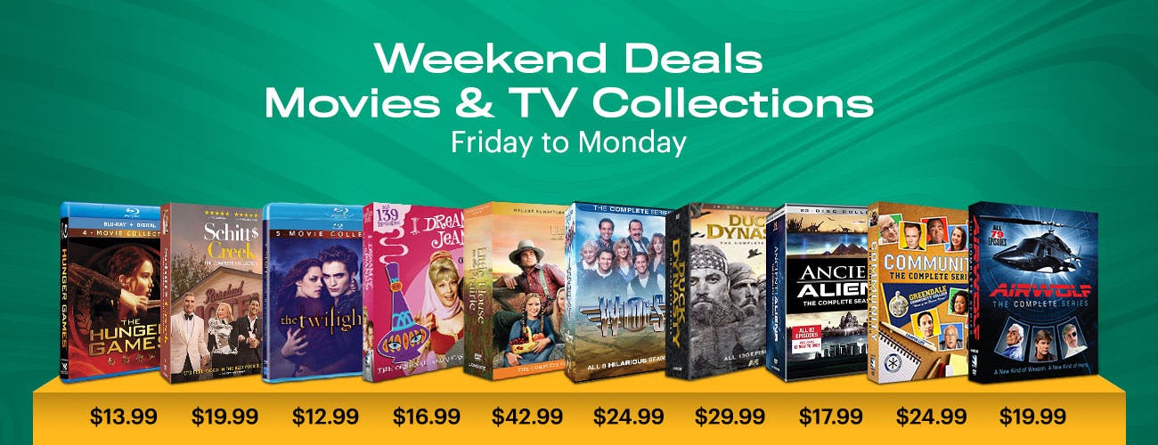 Weekend Deals - Friday to Monday: TV & Movie Collections