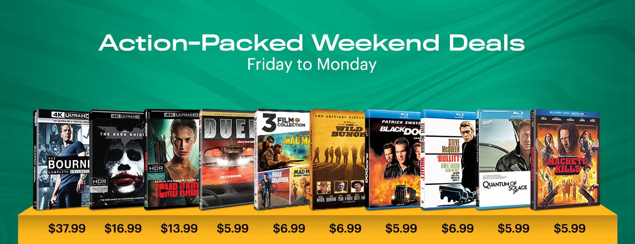 Action-Packed Weekend Deals - Friday to Monday