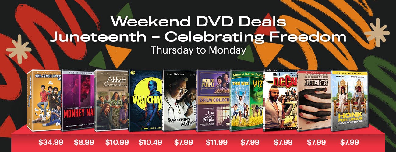 DVD Weekend Deals - Friday to Monday: Juneteenth