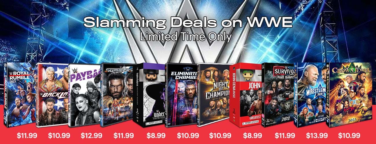 Slamming Deals on WWE - Limited Time Only