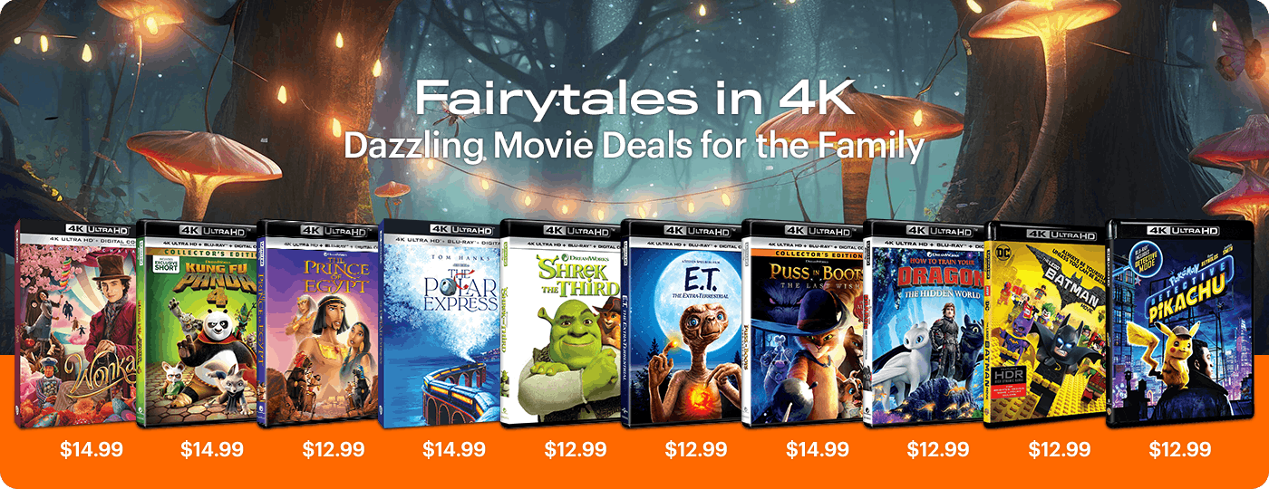 Fairytales in 4K - Family Movie Deals