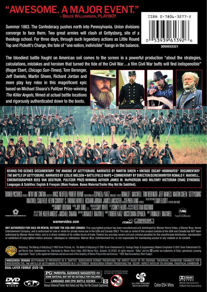 Gettysburg [DVD]