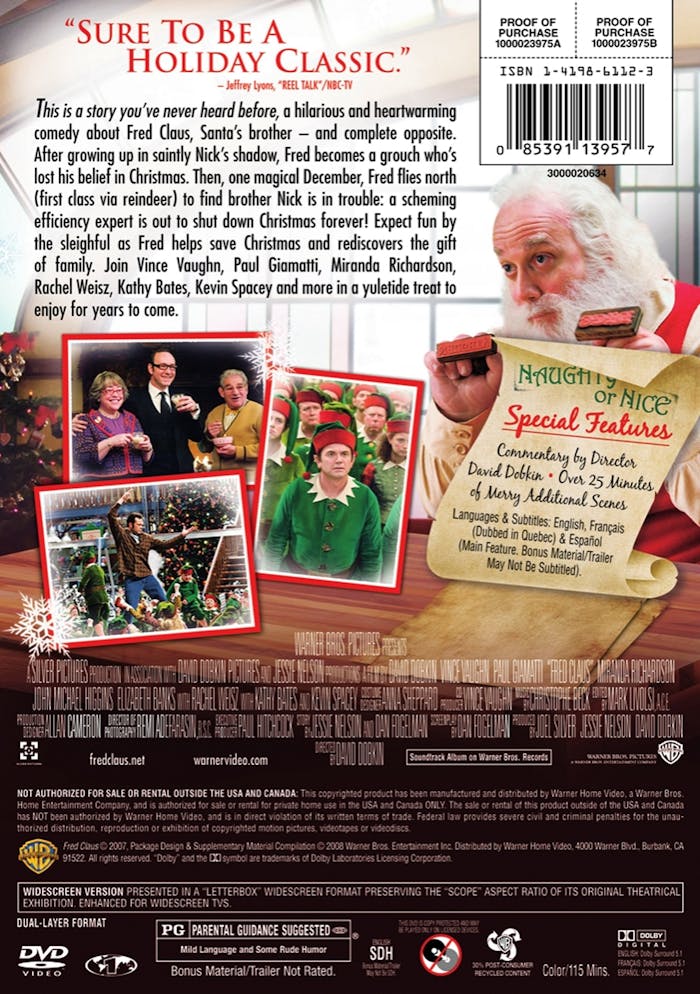 Fred Claus [DVD]
