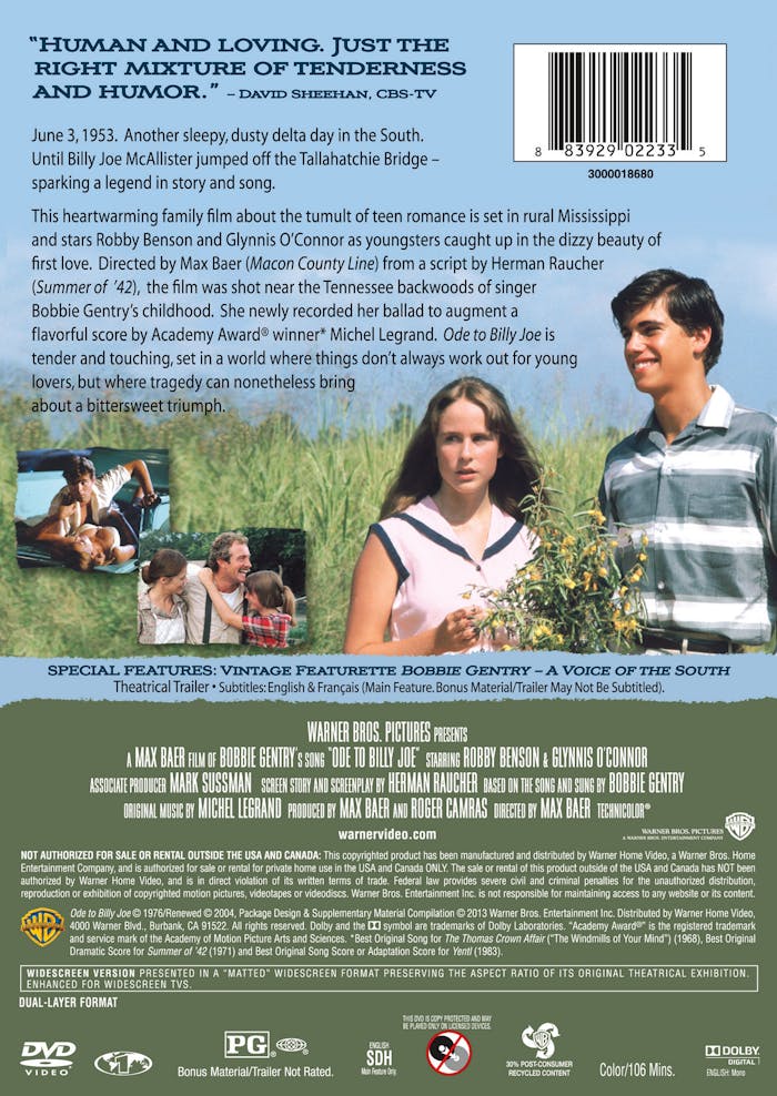 Ode to Billy Joe (DVD) [DVD]