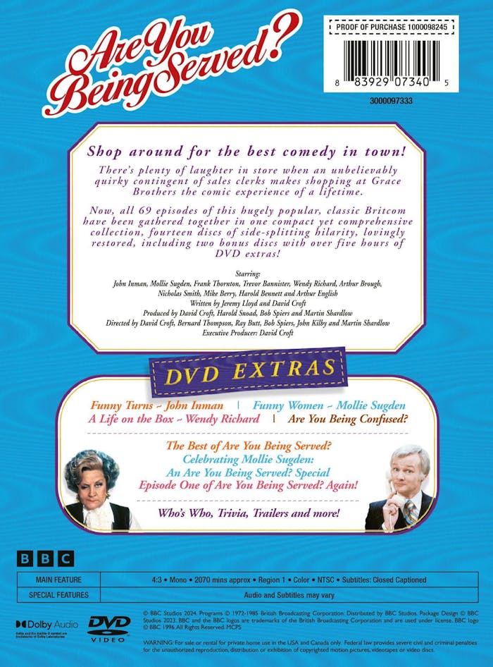 Are You Being Served?: The Complete Collection (Box Set) [DVD]