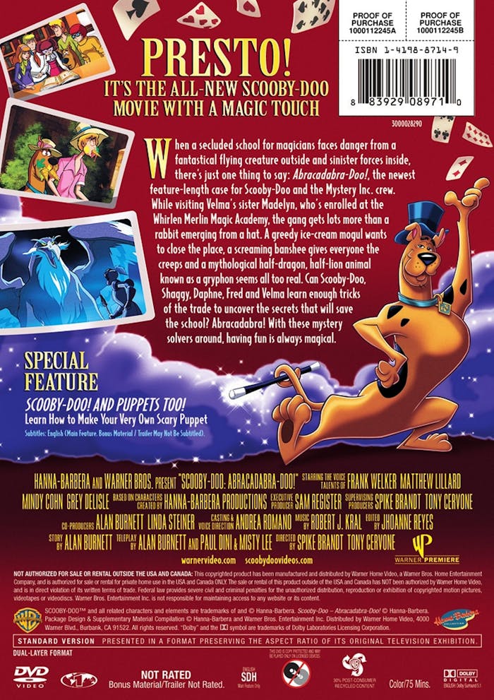 Scooby-Doo: Abracadabra-Doo [DVD]