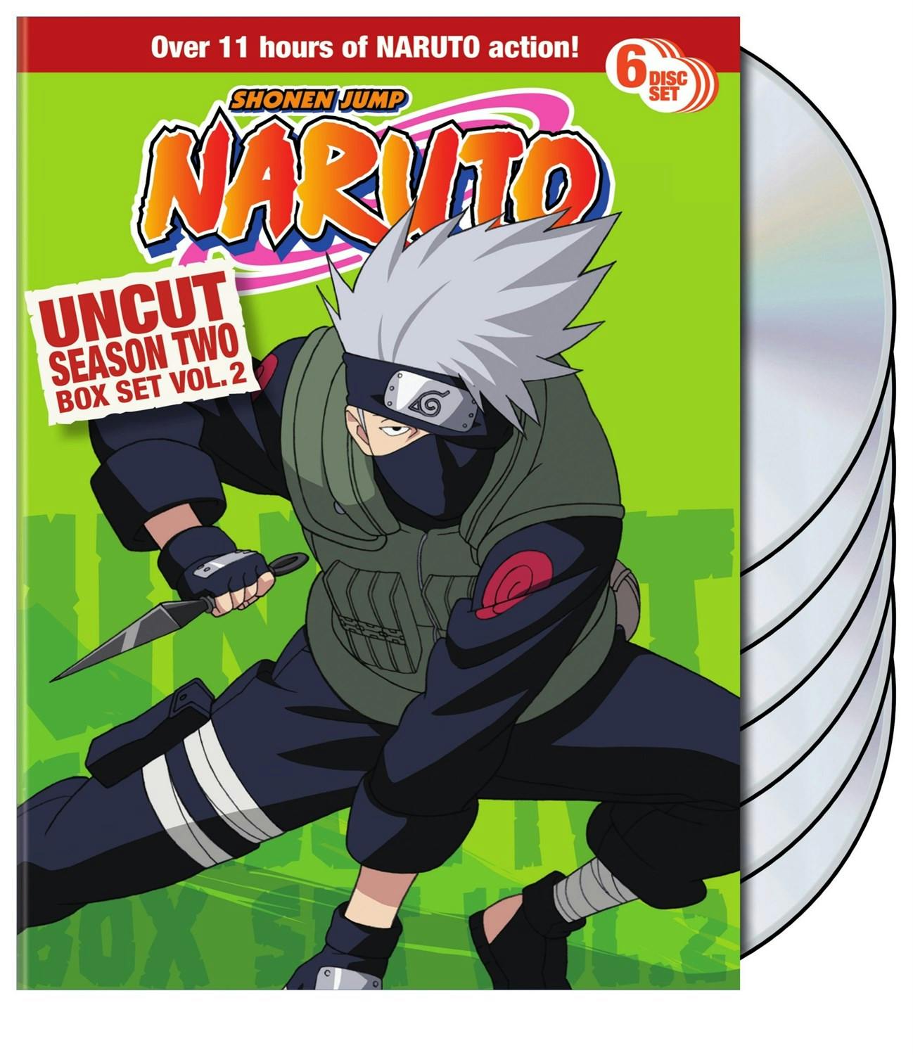 Naruto Uncut Season 2 Vol 2 Box Set (DVD Set) - DVD