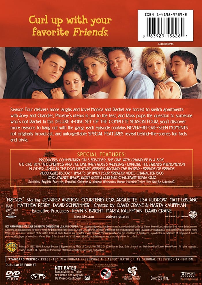 Friends: Season 4 [DVD]