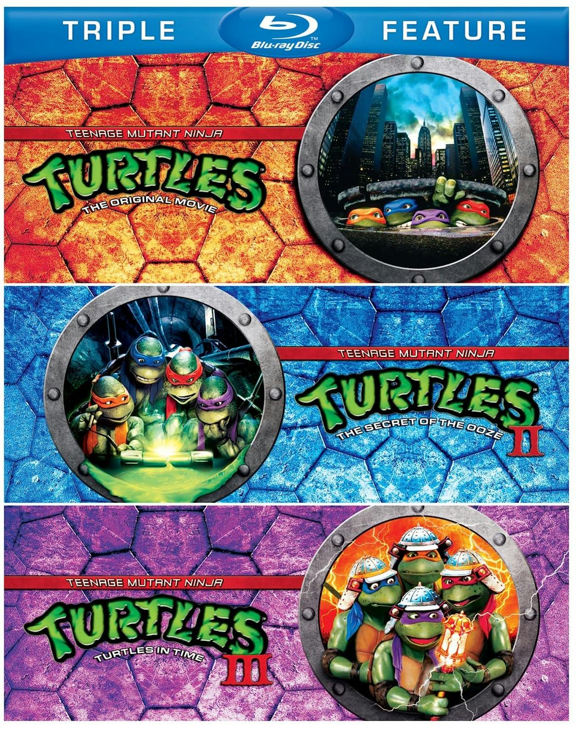 Teenage Mutant Ninja Turtles Triple Feature (Box Set) [Blu-ray]