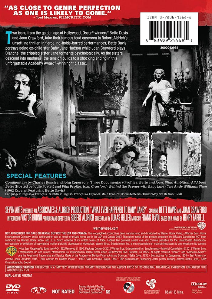 Whatever Happened to Baby Jane? (50th Anniversary Edition) [DVD]