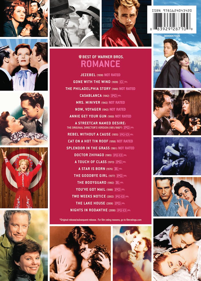 Best of Warner Bros. 20 Film Collection Romance (DVD Set) [DVD]