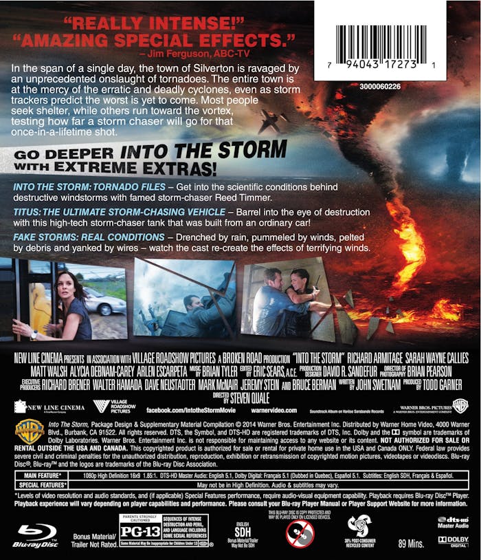 Into The Storm [Blu-ray]