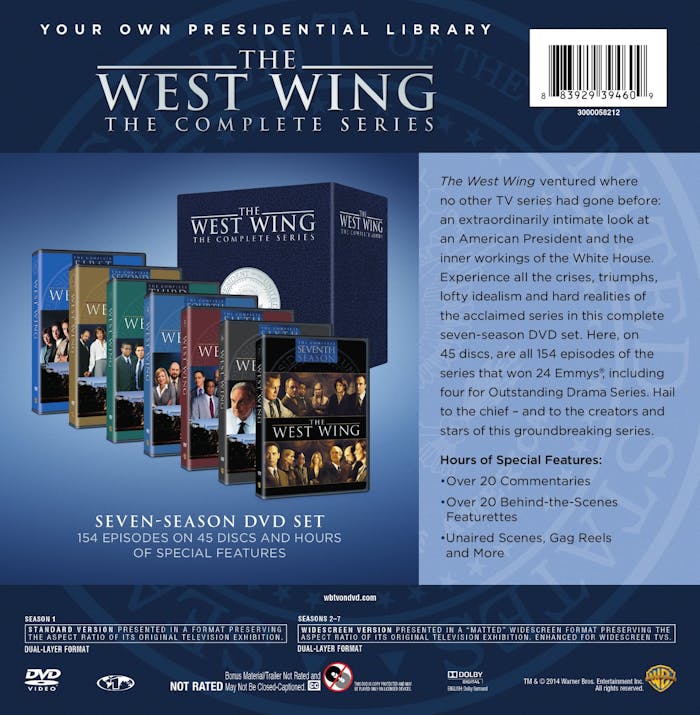 West Wing: The Complete Series Collection (DVD New Box Art) [DVD]