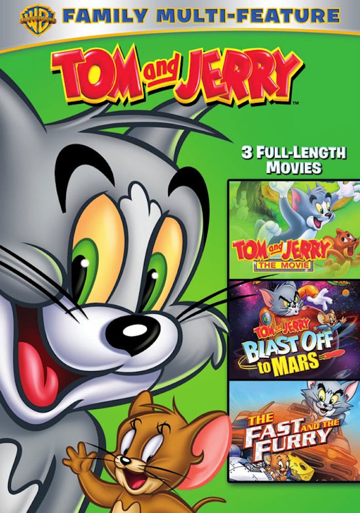 Buy Tom and Jerry: The Movie/Blast Off to Mars/The FasBox Set DVD | GRUV