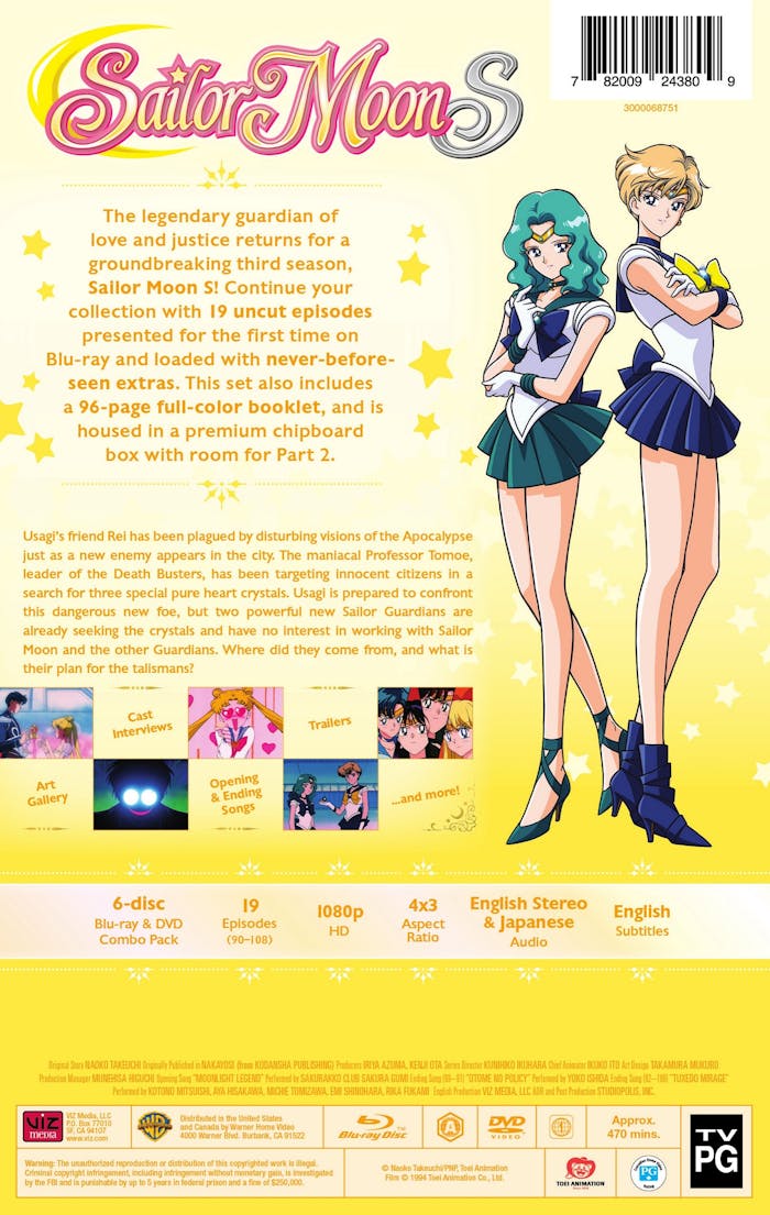 Sailor Moon S: Season 3 Part 1: Limited Edition (Blu-ray Limited Edition) [Blu-ray]