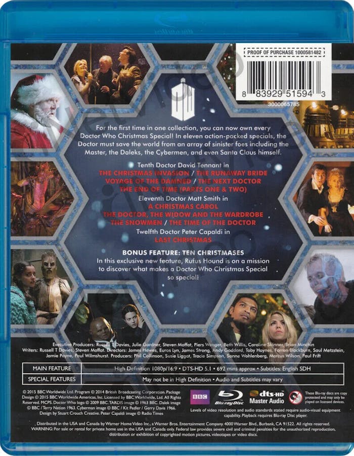 Doctor Who: Christmas Specials (BD) [Blu-ray]