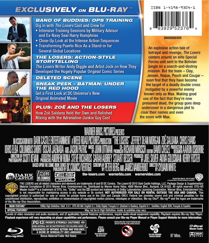 The Losers (Blu-ray New Box Art) [Blu-ray]