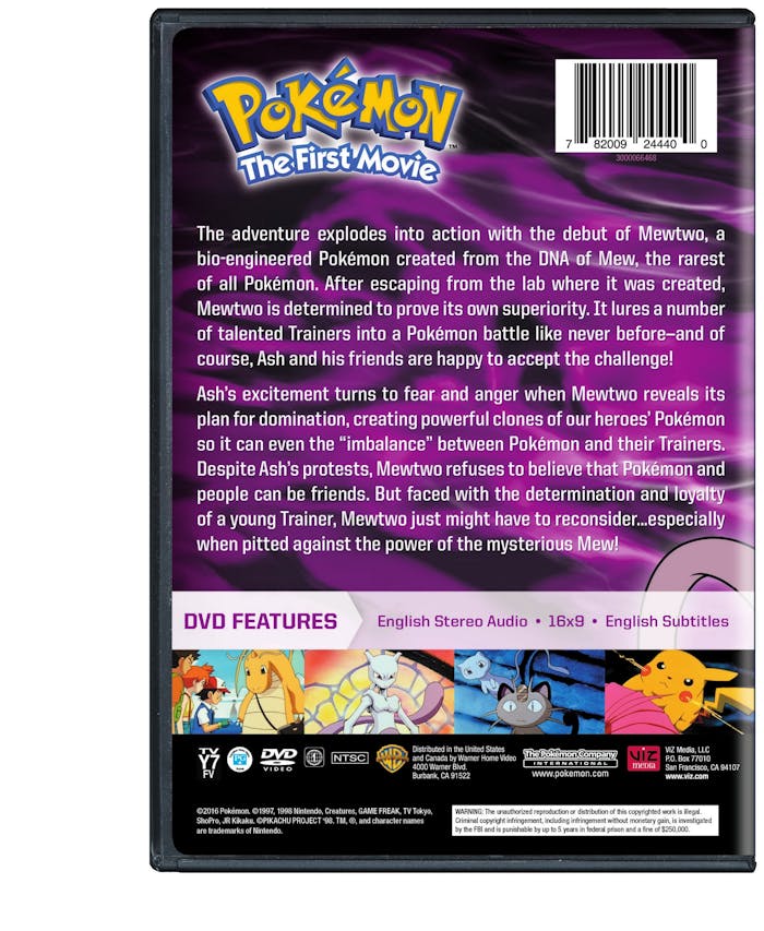 Pokemon the First Movie: Mewtwo Strikes Back [DVD]